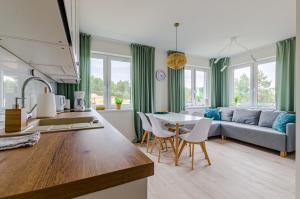 Posezení v ubytování NADMORSKI KLIF