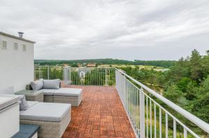 Balkón nebo terasa v ubytování NADMORSKI KLIF