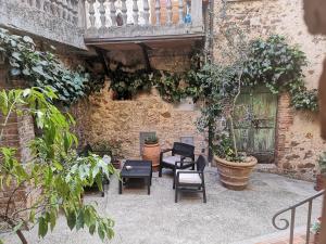 Patio nebo venkovní prostory v ubytování Antico Borgo di Torri