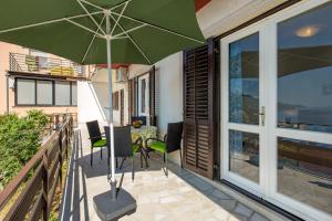 Balkón nebo terasa v ubytování Apartments Vilma