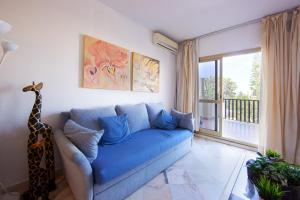Posezení v ubytování Romana Playa studio Elviria