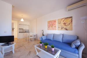 Kuchyň nebo kuchyňský kout v ubytování Romana Playa studio Elviria