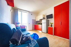 Кухня или мини-кухня в Residence Mediterraneo
