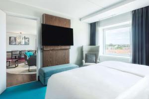 Krevet ili kreveti u jedinici u okviru objekta Radisson Blu Scandinavia Hotel Aarhus