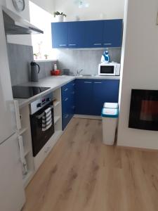 Kuchyň nebo kuchyňský kout v ubytování Apartmán Horní Lipová č. 3