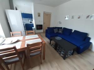 Kuchyň nebo kuchyňský kout v ubytování Apartmán Horní Lipová č. 3