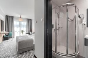 Voodi või voodid majutusasutuse Hotel Leda Spa - Adults Only toas