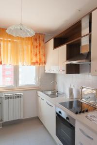 Kuchyň nebo kuchyňský kout v ubytování Apartment Marija