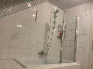 Een badkamer bij LinZn vakantiehuis