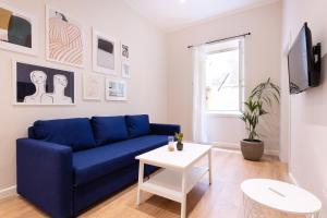 Televízia a/alebo spoločenská miestnosť v ubytovaní Casa Moderna -Two Bedroom Apartment