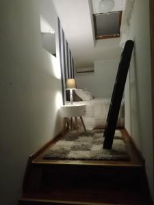 Posteľ alebo postele v izbe v ubytovaní niezależne piętro w domu z widokiem na morze