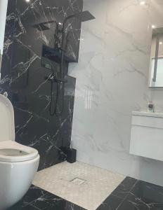 Koupelna v ubytování Apt 3, Lisvarna House