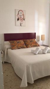 Postel nebo postele na pokoji v ubytování Apartamento Los Llanos 3 dormitorios con Wifi y a 250 metros de la playa
