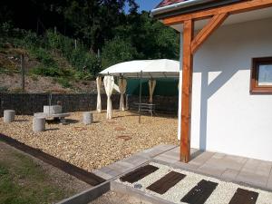 Zahrada ubytování Kaland apartman 1 + 2 fotografie