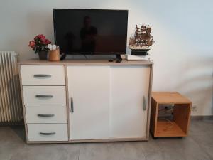 TV o dispositivi per l'intrattenimento presso Port Vauban appartement F3 refait à neuf