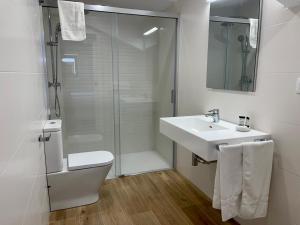 Kúpeľňa v ubytovaní Casa Galego
