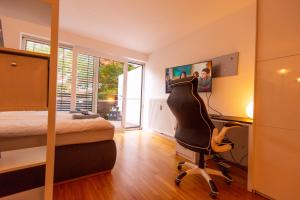 Posteľ alebo postele v izbe v ubytovaní Appartements in Graz beim LKH