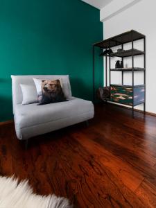 Posteľ alebo postele v izbe v ubytovaní TatryView Apartments by KingDubaj