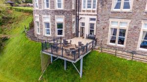 an aerial view of a house with a deck at Best Western Walton Park Hotel in Clevedon