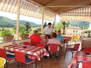 En restaurang eller annat matställe på Locanda della Pace