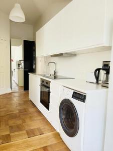 A cozinha ou cozinha compacta de aday - Aalborg mansion - Open bright apartment with garden