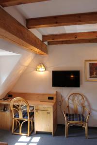 TV a/nebo společenská místnost v ubytování Hotel Höfler B&B