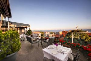 En generel havudsigt eller havudsigten taget fra pensionatet