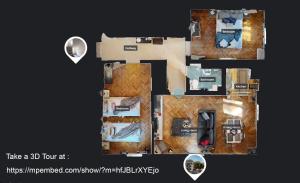 The floor plan of Midnight Blue