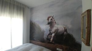 Posteľ alebo postele v izbe v ubytovaní Apartamento Jerez Terraza Privada