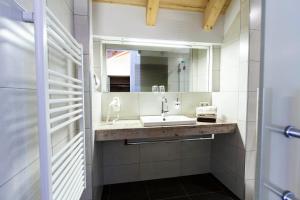 Koupelna v ubytování Hotel Garni Lawens