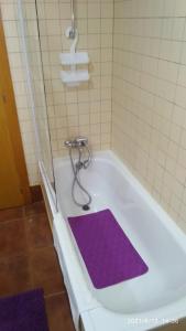 A bathroom at La flor del Atlantico