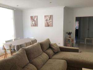 Posezení v ubytování Vivienda Cousillas
