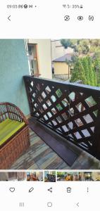 a picture of a balcony with a wooden railing at Przytulny apartament-cosy and beautiful in Żywiec