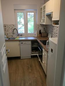 A kitchen or kitchenette at ZÁMOR HOLIDAY HOUSE