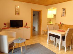A television and/or entertainment centre at Appartementhaus Hochkönig 1 - Alpenrose
