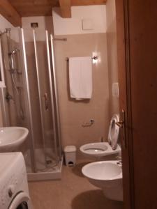 Kúpeľňa v ubytovaní Mansarda 4 posti letto in Villa a Borca di Cadore + 12 fotografií