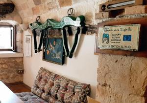 Posezení v ubytování La grotta di NiMa