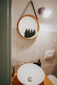 Koupelna v ubytování Casa Corner