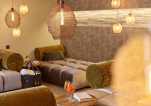 Posezení v ubytování Hotel Erasmus - Mein Genuss- und Wellnesshotel
