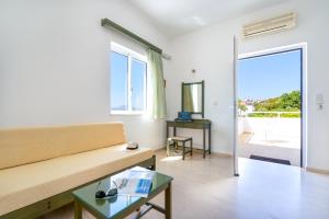 Balkón alebo terasa v ubytovaní Eolos Apartments