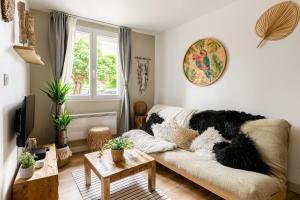 Posezení v ubytování Casa Tulum