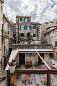 Balkón nebo terasa v ubytování Apartments Kaleta