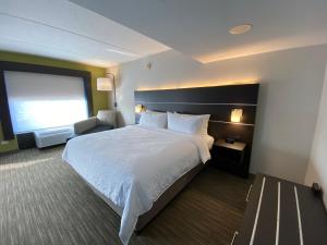Tempat tidur dalam kamar di Holiday Inn Express & Suites - Prospect Heights, an IHG Hotel