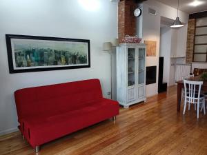 Posezení v ubytování Il piccolo loft