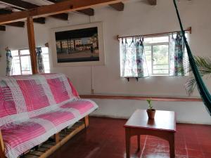 Posezení v ubytování Hostalito Casa Alebrije