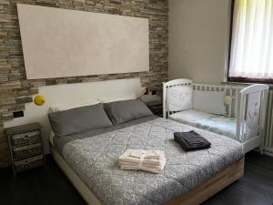 A bed or beds in a room at My sweet balcony
