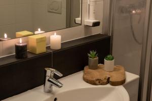 Koupelna v ubytování Hotel Auwirt Zentrum