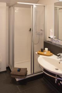 Koupelna v ubytování Hotel Auwirt Zentrum