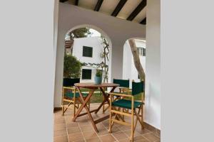 Χώρος καθιστικού στο Apartment with garden and swimming and beach