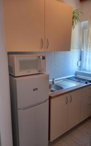 Kuchyň nebo kuchyňský kout v ubytování Studio Apartmani “Jarnečić”